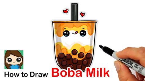 Kawaii Drawings Food Boba - Forb Bidenapples