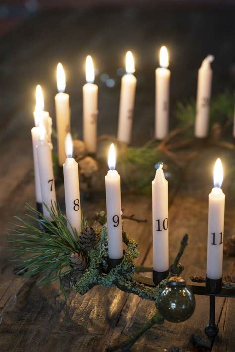 Personalised Advent Candle Set By The Forest & Co | notonthehighstreet.com