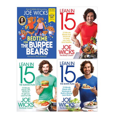 Joe Wicks 4 Books Collection Set (Sustain Plan, Shape Plan, The Shift