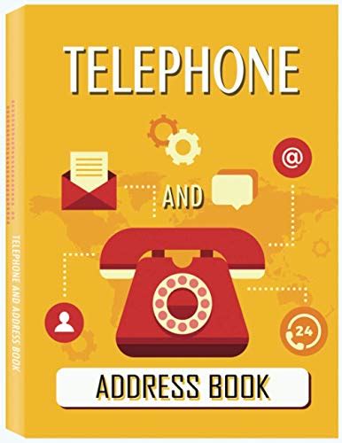 Telephone and Address Book: Large Print Phone Book & Adresses Book with ...