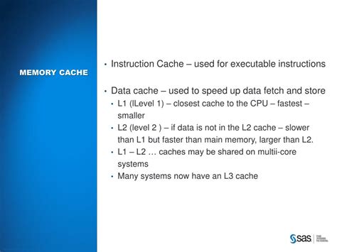 PPT - Memory Cache – performance considerations PowerPoint Presentation ...