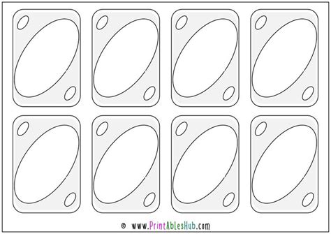 Free Printable Blank UNO Cards Template [PDF] | Uno cards, Card ...