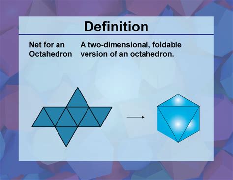 Definition--3D Geometry Concepts--Net for an Octahedron | Media4Math