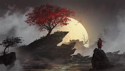 Lone Samurai Wallpapers - Top Free Lone Samurai Backgrounds - WallpaperAccess