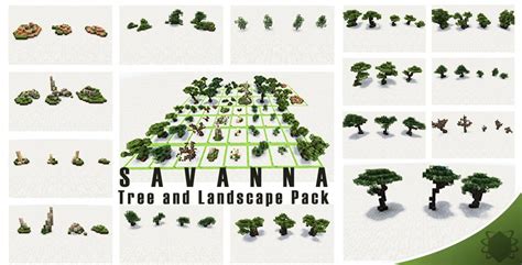 Savanna Tree Pack Minecraft Map