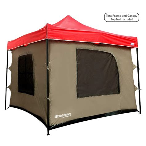 EasyGoProducts Camping Easy Up Pop Up Canopy Tent 10 x 10 4 Walls PVC ...