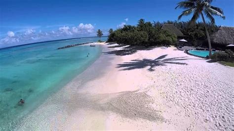 Huahine fare beach and sunset. - YouTube