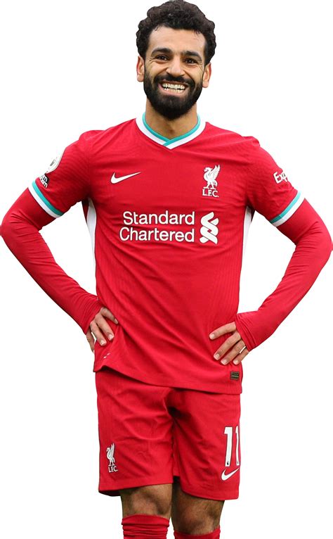 Mohamed Salah Liverpool football render - FootyRenders