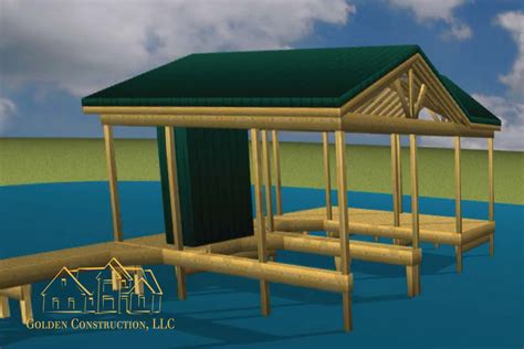 Boat Dock Plans Blueprints Custom | Golden Construction, LLC