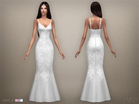 WEDDING DRESS 07 at BEO Creations » Sims 4 Updates