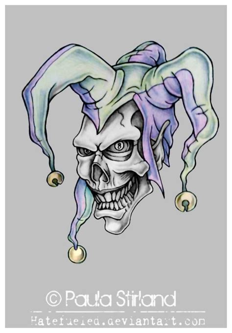 Evil Jester by hatefueled on deviantART | Joker tattoo design, Evil jester, Jester tattoo