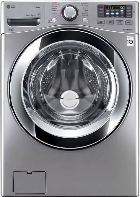 LG WM3670HVA 27 Inch 4.5 cu. ft. Front Load Washer with Steam, Smart ...