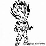 Vegeta Coloring Pages  Free & Printable sketch template