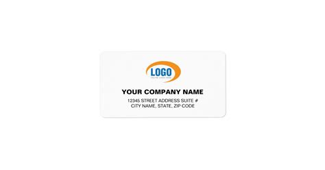 Custom Business Logo Address Labels | Zazzle