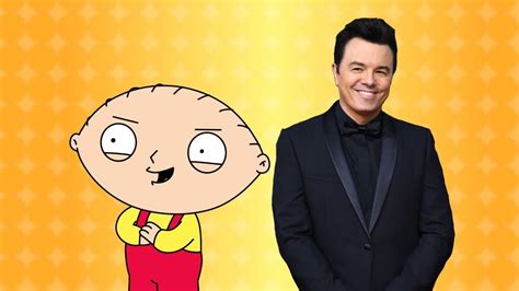 Seth MacFarlane doing Stewie Griffin's Voice In Person PART 1 | Family Guy - YouTube