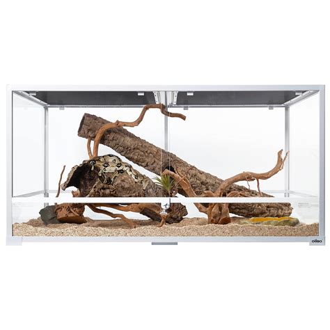 Buy OIIBO 120 Gallon Reptile Terrarium, Large Reptile Tank, 48" x 24" x 24" Sliding Doors Design ...