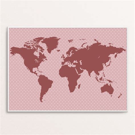 World Map Poster Purple World Map Kids Wall Art Kids Bedroom - Etsy