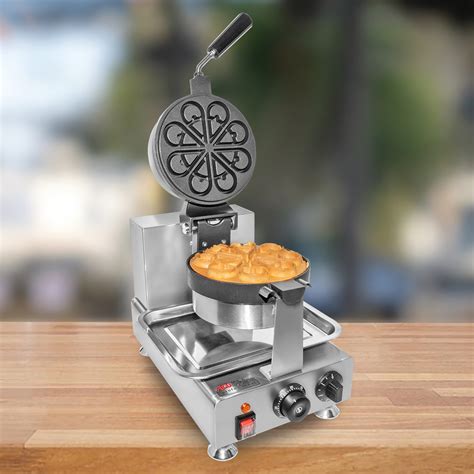 ALDKitchen Rotating Waffle Maker | Flower Petals Shape Waffles | Elect