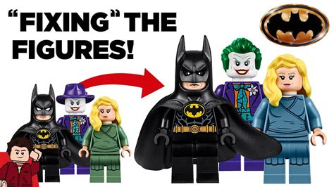 "Fixing" the LEGO Batman 1989 Minifigures - YouTube