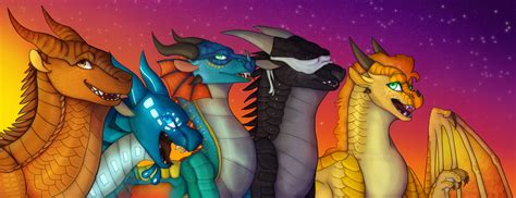 We Are the Dragonets of Destiny (re-redraw) by StarstruckDoodles on DeviantArt