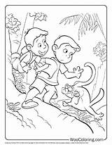 100  Monkey coloring Pages Free PDF To Print Woo Coloring sketch template
