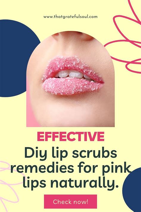 5 Easy diy lip scrubs to get pink and smooth lips at home. | Lip scrub ...