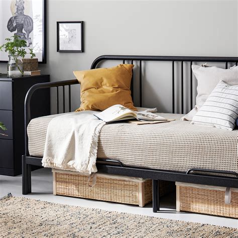 FYRESDAL Daybed frame, black, Twin - IKEA