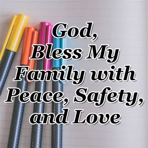 Day 24 – God, Bless My Family with Peace, Safety, and Love – Counting My Blessings