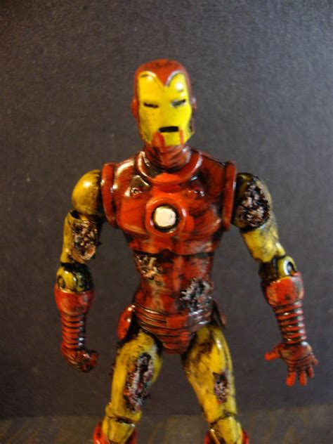 Marvel Zombies Iron Man action figure 3 3/4 by mephibosheth321