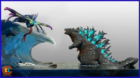 How To Make a GODZILLA vs GHOST Leviathan of SUBNAUTICA Diorama / Polymer Clay / Resin Art - YouTube