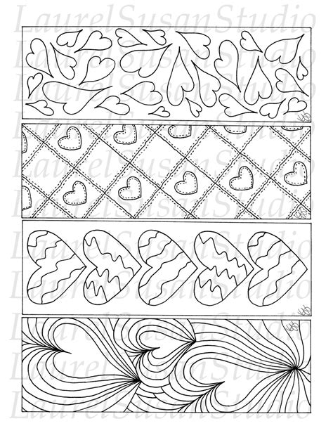 Free Coloring Pages For Adults Bookmarks - Coloring Home