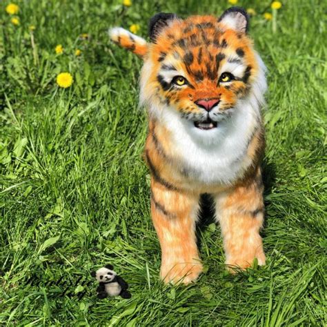 Realistic tiger toy,tiger stuffed animal, tiger toy, OOAK teddy tiger ...