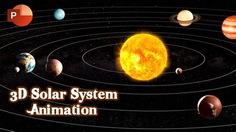 Download 3D Solar System Animation PPT - PowerPoint Template - PowerPoint Animation Tutorial