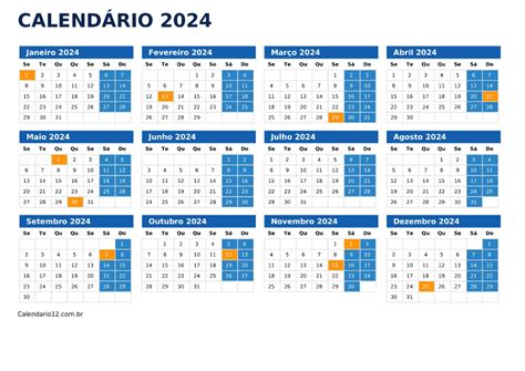 Calendario 2024 Feriados Sp - Helen Kristen