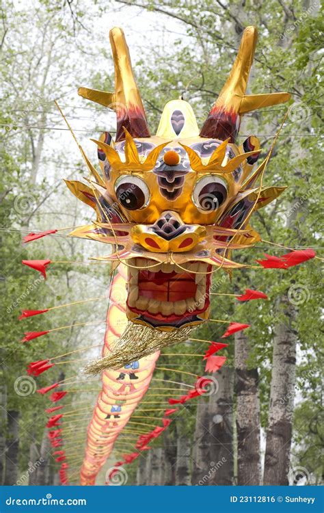 Beautiful Chinese Dragon Kite Royalty Free Stock Image - Image: 23112816