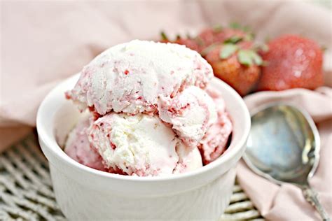 Keto Strawberry Ice Cream - Trina Krug