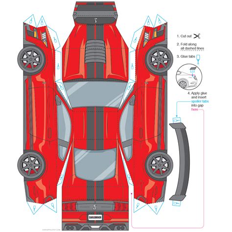 Chris Philpot - Ford Mustang Shelby GT500 Paper Craft