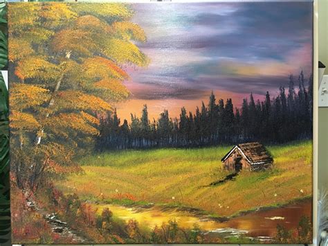 Bob Ross Landscape Painting Class in Ottawa