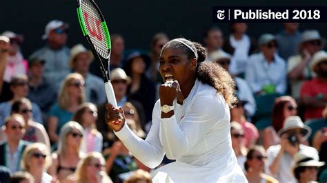 A Calm Serena Williams Claims Her Spot in the Wimbledon Semifinals ...