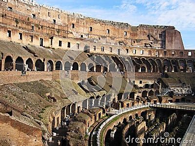 Inside Roman Colosseum Rome Stock Image - Image: 6750451