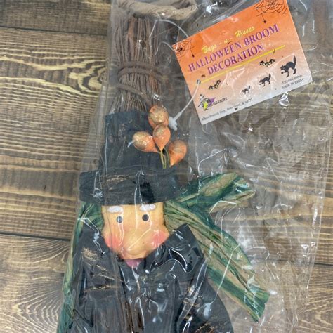 Witch Broom, Witch Broomstick, Vintage Halloween Decor, Halloween Decor ...