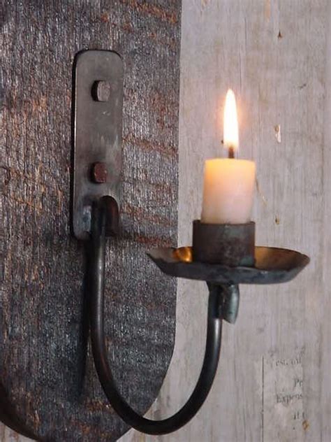 Rustic Candle Wall Sconces - Wall Design Ideas