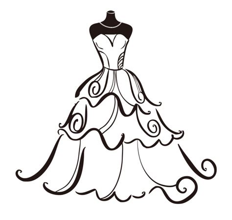 Free Dress Clipart Black And White, Download Free Dress Clipart Black ...