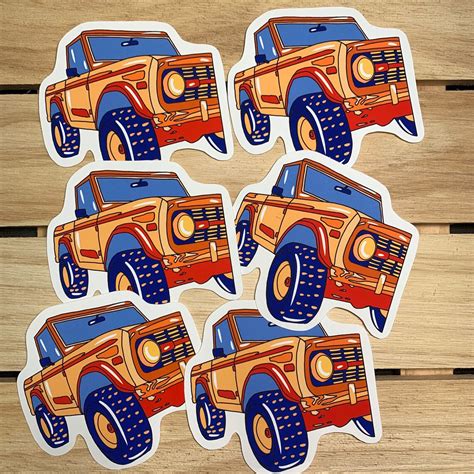 Ford Bronco Sticker Stickers for Laptop Stickers for - Etsy