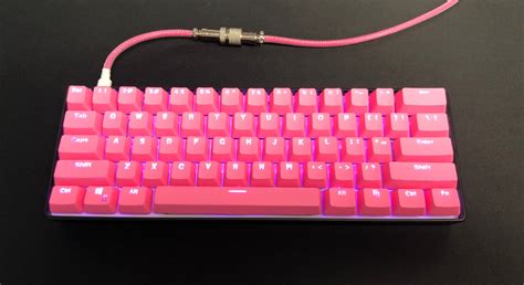 Pure Pink Keycap Set - Kraken Keycaps - Doubleshot PBT Backlit Keycaps – Kraken Keyboards