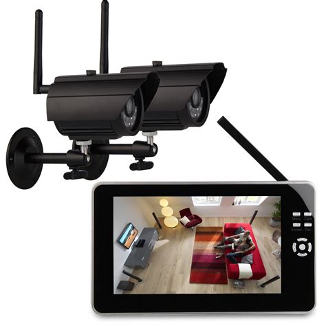 Wireless 7" inch TFT LCD 2.4G Wireless Camera WIFI 4CH Quad DVR ...