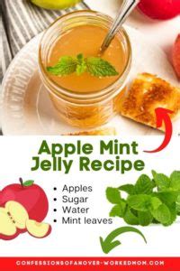 Apple and Mint Jelly Recipe | Confessions of an Overworked Mom