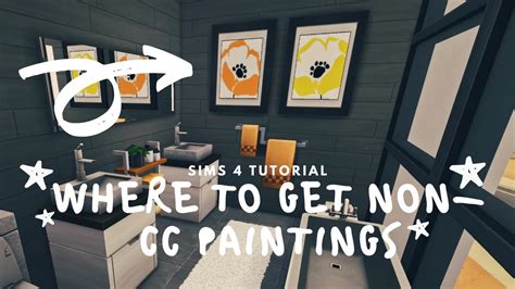 NON-CC PAINTINGS IN THE SIMS 4 - How to Download | Sims 4 Tutorial ...