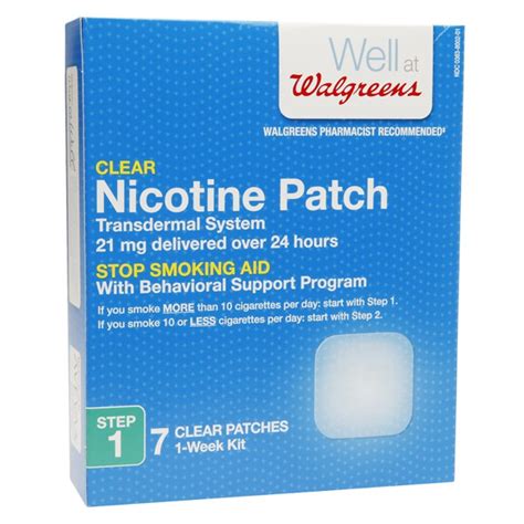 Walgreens Nicotine Patches 21 MG - 1Source