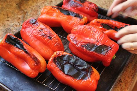 How to Roast Red Peppers & Italian Red Pepper Antipasto - Christina's Cucina